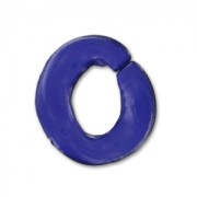 Anello ovale attorcigliato 16x17mm Cobalt x1|raw }}