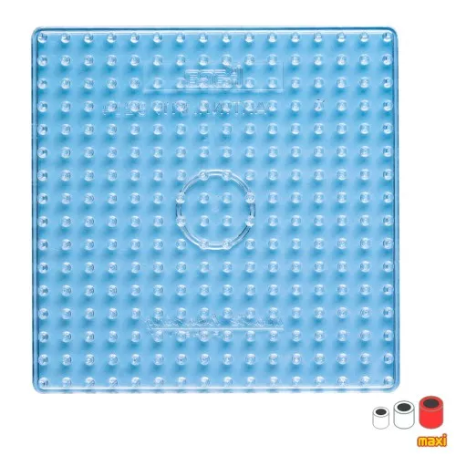 Piastra quadrata 16x16 cm per perline da stiro Hama MAXI x1