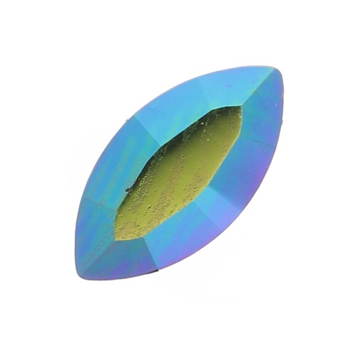 Navette PureCrystal 4228 mm.6x3 Crystal Scarabaeus Green x4