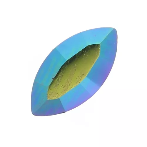 Navette PureCrystal 4228 mm.6x3 Crystal Scarabaeus Green x4