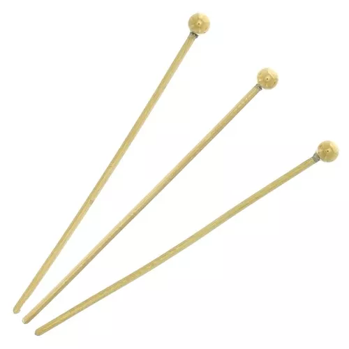 Chiodini a testa sferica 30x0,7 mm - Acciaio inox 304L dorato x10