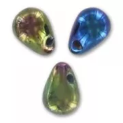 Mini-gocce mm. 4x6 Green Iris x50