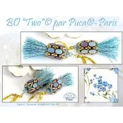 Perle in vetro Lipsi® di Puca® 4x6 mm - Opaque Amethyst Mat AB x10g