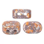 Perle in vetro Lipsi® di Puca® 4x6 mm - Opaque Amethyst Tweedy x10g