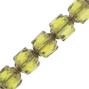 Sfaccettate Antiche mm.  6 Olivine Bronze x20|raw }}