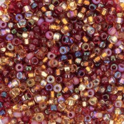 Mix Rocaille Miyuki 11/0 MIX-46 - Cranberry Harvest x8gr|raw }}