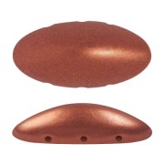 Athos 3D 3 trous® par Puca® 20x10 mm - Red Copper Mat x1