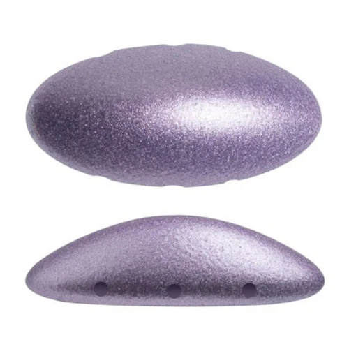 Athos 3D 3 trous® par Puca® 20x10 mm - Purple Metallic Mat x1