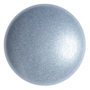 Cabochon rotondo in vetro di Puca® 25 mm - Light Blue Pearl x1
