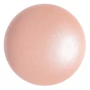 Cabochon rotondo in vetro di Puca® 25 mm - Light Peach Pearl x1