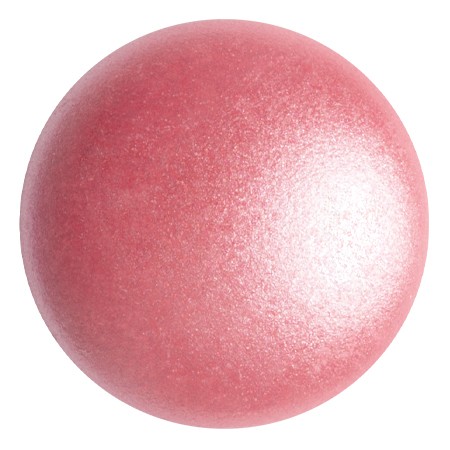 Cabochon rotondo in vetro di Puca® 25 mm - Pink Pearl x1