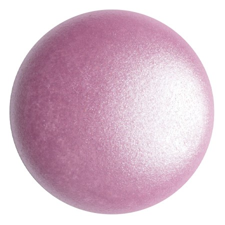 Cabochon rotondo in vetro di Puca® 25 mm - Rose Pearl x1