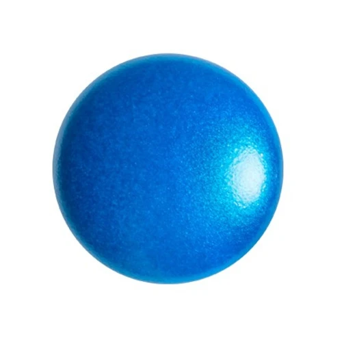 Cabochon rotondo in vetro di Puca® 18 mm - Capri Blue Pearl x1