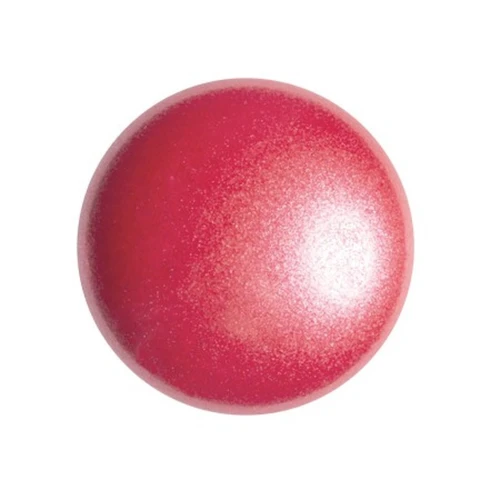Cabochon rotondo in vetro di Puca® 18 mm - Coral Pearl x1