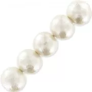 Cotton Pearls Miyuki 16 mm White x4