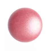 Cabochon rotondo in vetro di Puca® 18 mm - Dark Rose Pearl x1