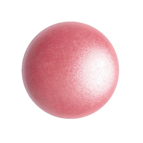 Cabochon rotondo in vetro di Puca® 18 mm - Dark Rose Pearl x1