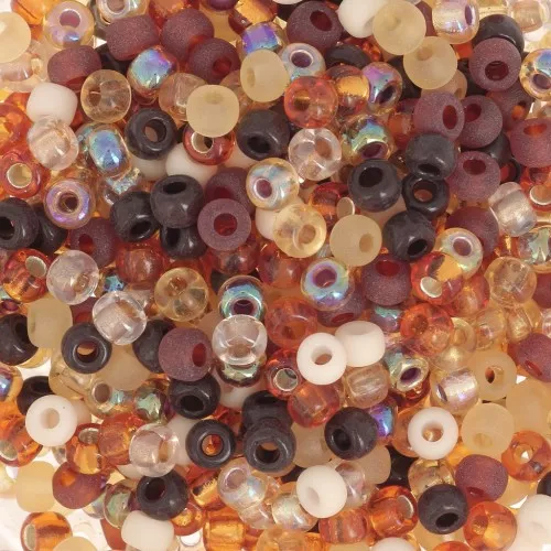 Mix de rocailles Miyuki 8/0 MIX-05 - Golden Grains x8g