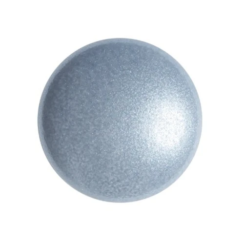 Cabochon rotondo in vetro di Puca® 18 mm - Light Blue Pearl x1