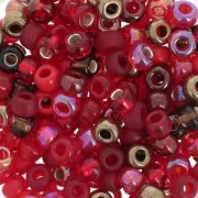 Rosso - Mix de rocailles Miyuki 6/0 MIX-16 - Magma x8g Mix de rocailles Miyuki 6/0 MIX-16 - Magma x8g