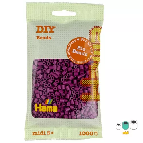 Perline da stiro Hama Bio - MIDI 5 mm - Prugna (n°82) x1000
