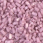 Miyuki Half Tila Beads 5x2.3x1.9 mm HTL-599 - Op Antique Rose Luster x10g|raw }}