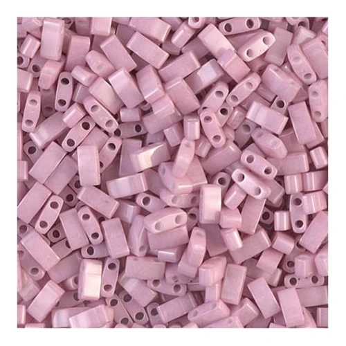 Miyuki Half Tila Beads 5x2.3x1.9 mm HTL-599 - Op Antique Rose Luster x10g