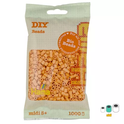 Perline da stiro Hama bio- MIDI 5 mm - Albicocca (n°105) x1000