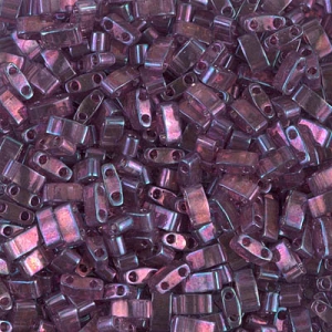 Miyuki Half Tila Beads 5x2.3x1.9 mm HTL-316 - Lt Amethyst Gold Luster x10g