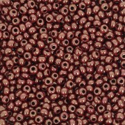 Perle di semi Preciosa 11/0 2 mm - Oro opaco Chocolate Luster x20g