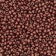 Perle di semi Preciosa 11/0 2 mm - Oro opaco Chocolate Luster x20g