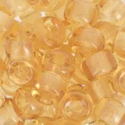 Perle a foro grande - Perle Pony 9 mm - Preciosa - Topazio chiaro x15