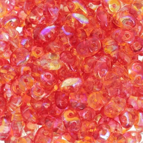 SuperDuo mm. 2.5x5 Summer Rainbow Orange x10g