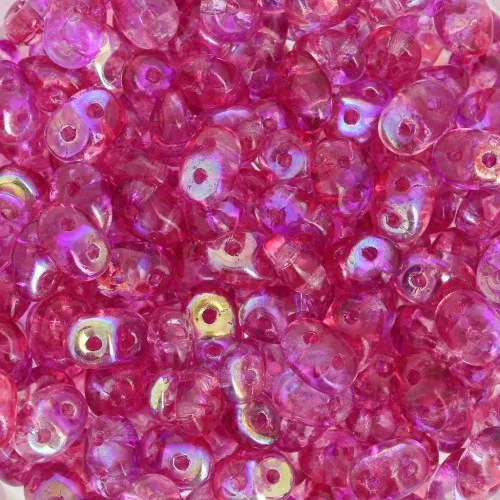 SuperDuo mm. 2.5x5 Summer Rainbow Pink x10g