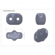 SuperDuo mm. 2.5x5 Summer Rainbow Dark Violet x10g