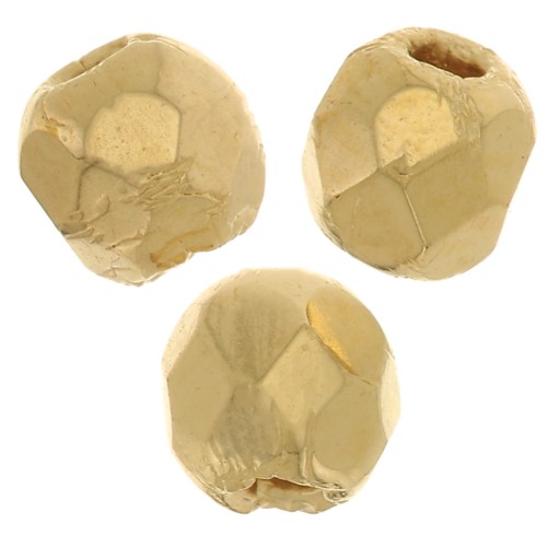 Sfaccettate 2mm (True 2) 24 K Gold Plated x1200