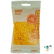 Perline da stiro Hama Bio - MIDI 5 mm - Giallo (n°03) x1000