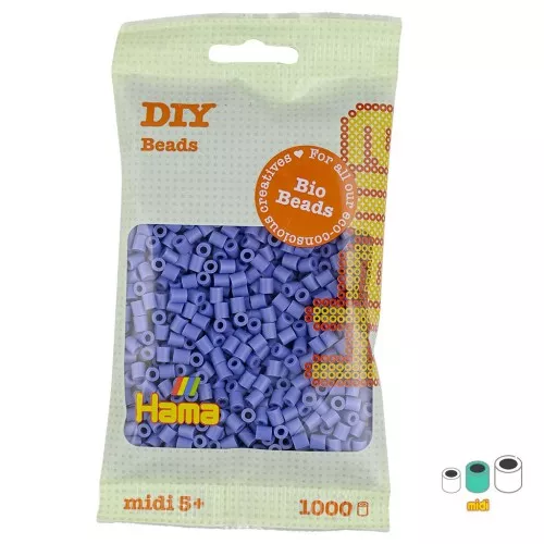 Perline da stiro Hama Bio - MIDI 5 mm - Lavanda (n°107) x1000