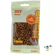Perline da stiro Hama Bio - MIDI 5 mm - Marron glacé (n°76) x1000