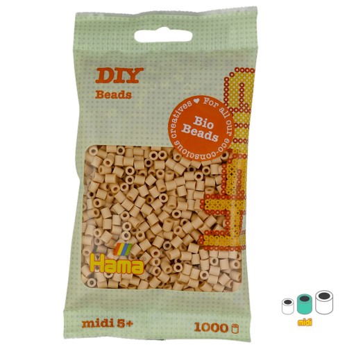 Perline da stiro Hama Bio - MIDI 5 mm - Beige (n°27) x1000