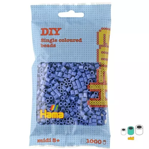 Perline da stiro Hama MIDI 5 mm - Lavanda (n°107) x1000
