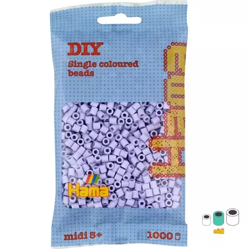 Perline da stiro Hama MIDI 5 mm - Lavanda chiaro (n°106) x1000