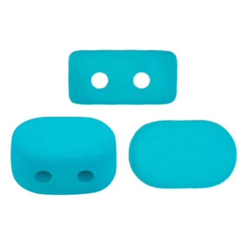 Perle di vetro Lipsi® di Puca® 4x6 mm - La Divine Aqua Mat x10g