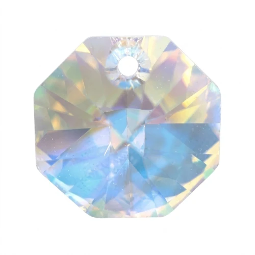 Ottagono PureCrystal 6401 mm. 8 un foro Crystal AB x1