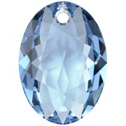 Pendente PureCrystal 6438 Elliptic Cut Pendant 16 mm - Reinvented Cool Blue x1