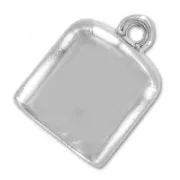 Terminale quadrato CCB per corda 16mm rodiato x1