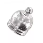 Terminale CCB per corda 12mm rodiato x1