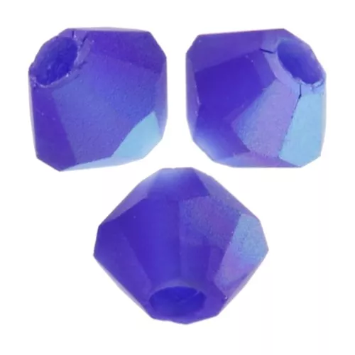 Biconi Preciosa bead 3 mm - Blu cobalto AB Matt x30