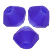 Biconi Preciosa bead 3 mm - Blu cobalto opaco x30