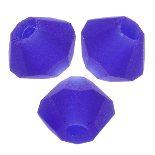 Biconi Preciosa bead 3 mm - Blu cobalto opaco x30